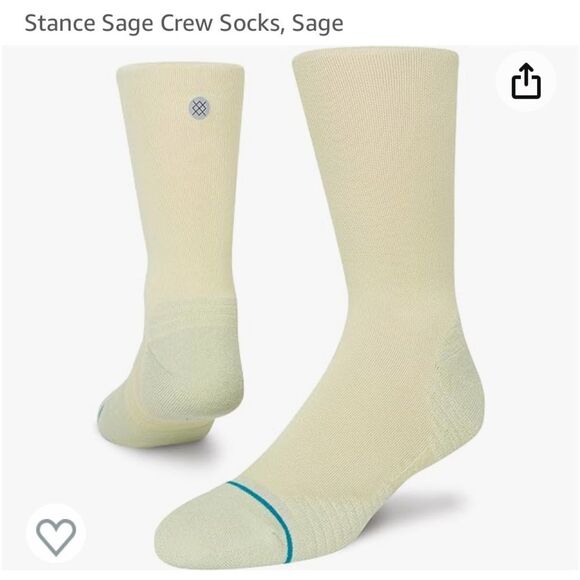 STANCE UNISEX PERFORMANCE SOCKS WITH FRESHTEK AND INFIKNIT COMES IN SIZE MEDIUM - Picture 1 of 4
